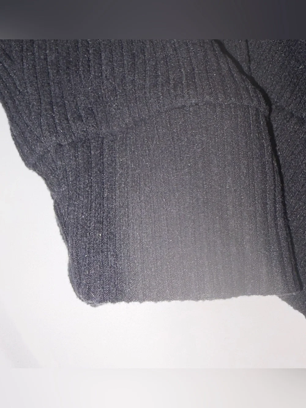 ALO Yoga Black Cropped Crew Sweatshirt M